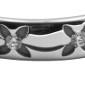 Ladies 4mm Floral Engraving Ladies 4mm Floral Engraving